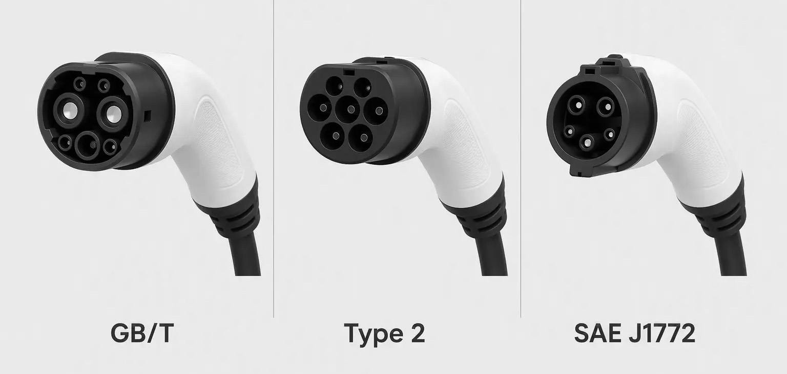GB/T vs Type 2 vs SAE J1772: Choosing the Right EV Charging Gun